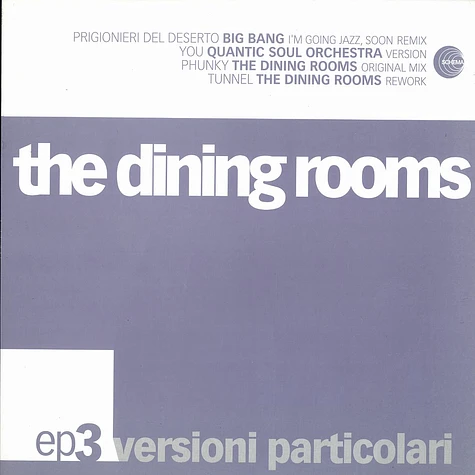 The Dining Rooms - EP 3 versioni particolari