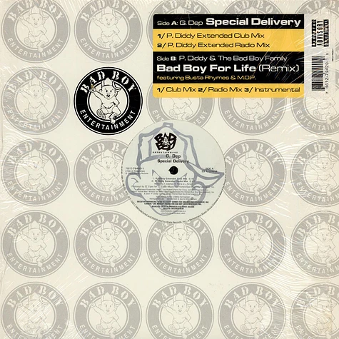 G-Dep / P. Diddy & The Bad Boy Family - Special Delivery / Bad Boy For Life (Remix)