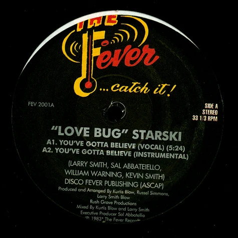Lovebug Starski - You've Gotta Believe