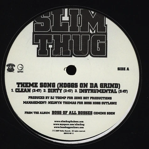 Slim Thug - Theme song (Hoggs on da grind)