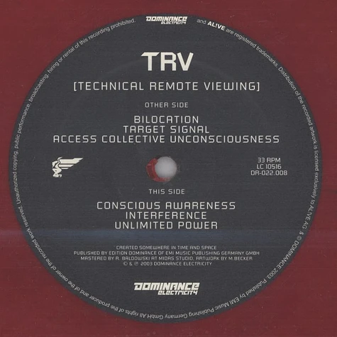 TRV (Technical Remote Viewing) - Bilocation EP