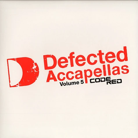 Defected Accapellas - Volume 5 - code red