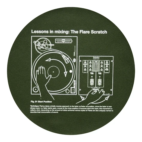 Technics - Lessons In Mixing 1: The Flare Scratch Slipmat