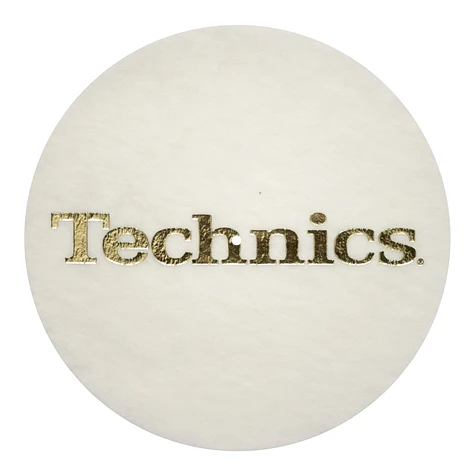 Technics - Logo Gold Foil Slipmat