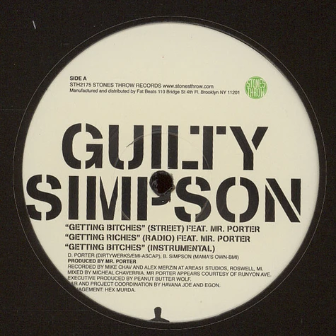 Guilty Simpson - Getting Bitches feat. Mr.Porter