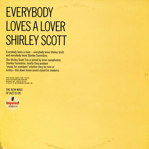 Shirley Scott - Everybody Loves A Lover