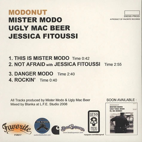 Mister Modo & Ugly Mac Beer - Modonut