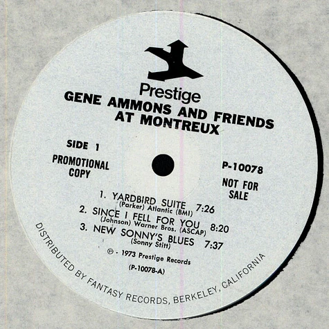 Gene Ammons - Gene Ammons And Friends At Montreux