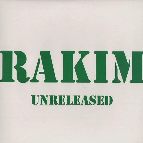 Rakim - Unreleased