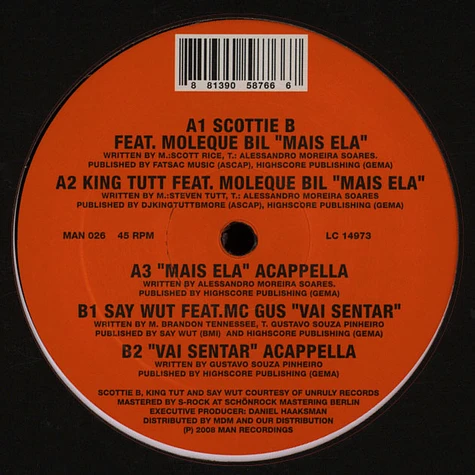 Scottie B & King Tutt - Mais ela feat. Moleque Bil & MC Gus
