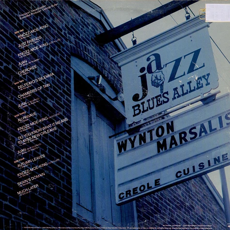 Wynton Marsalis - The Wynton Marsalis Quartet Live At Blues Alley