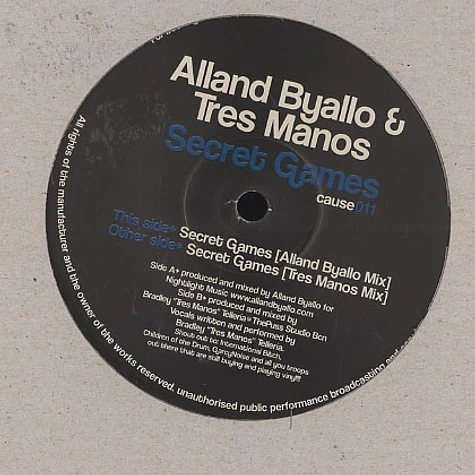 Alland Byallo & Tres Manos - Secret games