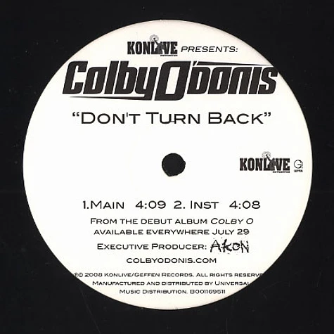 Colby O'Donis - Don't turn back