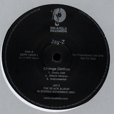 Jay-Z - Change Clothes
