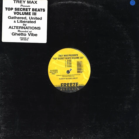 Trey Max - Top secret beats volume 3