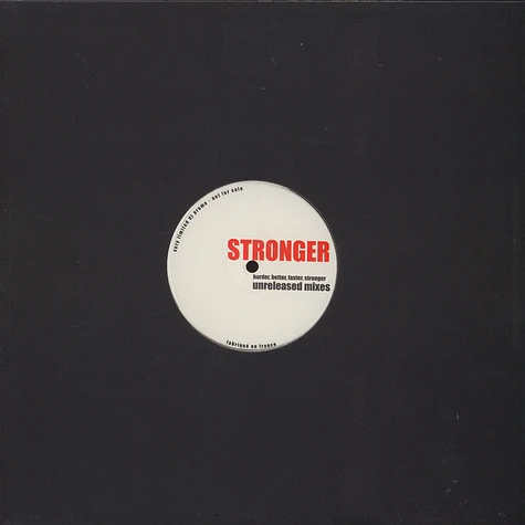 Daft Punk - Stronger (Harder, Better, Faster, Stronger) (Unreleased Mixes)