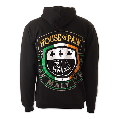 House Of Pain - Crest distress zip-up hoodie