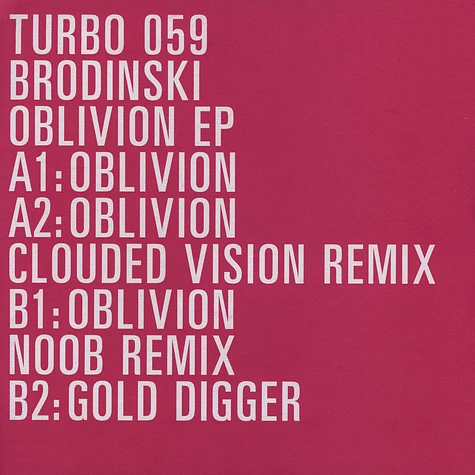 Brodinski - Oblivion EP