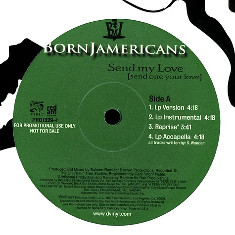 Born Jamericans - Send my love