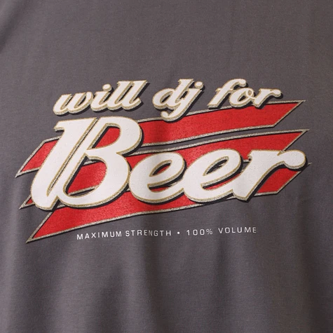 DMC & Technics - Will DJ for beer T-Shirt
