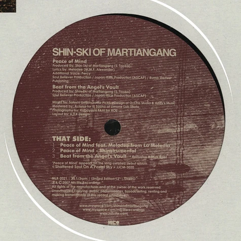 Shin-Ski of Martiangang - It's all real feat. The Procussions