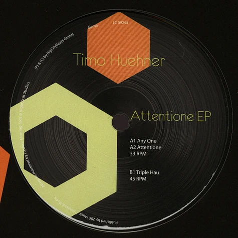 Timo Huehner - Attentione EP