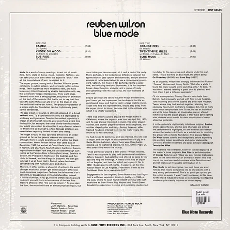 Reuben Wilson - Blue mode
