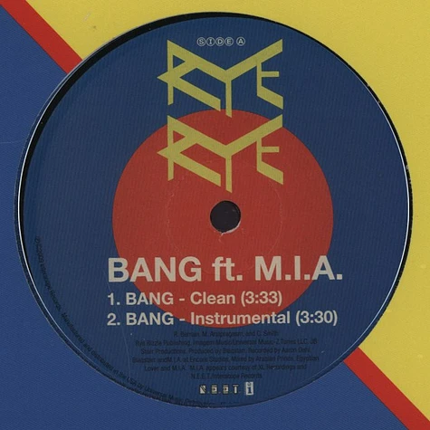 Rye Rye - Bang feat. M.I.A.