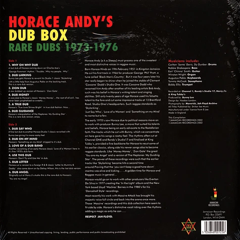 Horace Andy - Dub Box: Rare Dubs 1973-1976