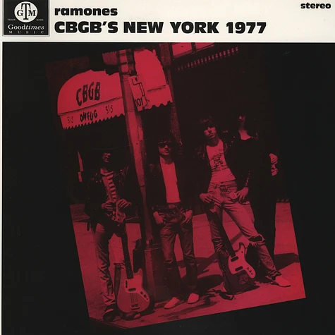 Ramones - CBGBs New York 1977
