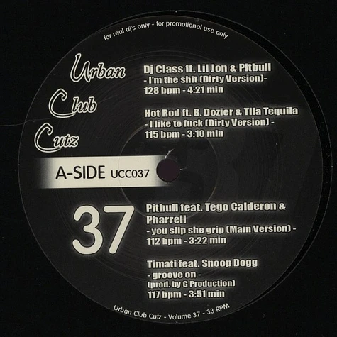 Urban Club Cutz - Volume 37