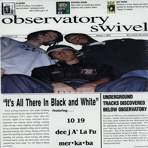 Observatory Swivel - It's All There In Black And White