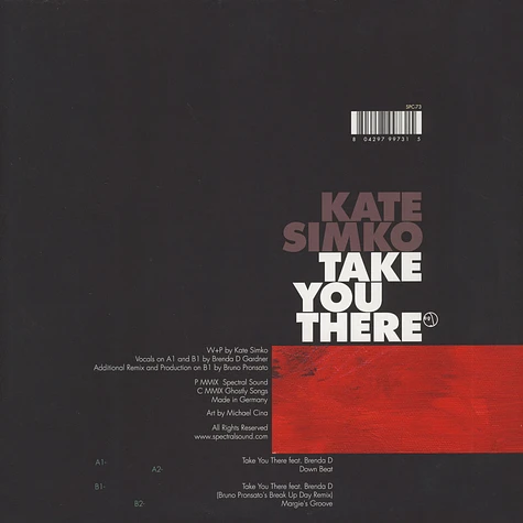 Kate Simko - Take You There EP feat. Brenda D