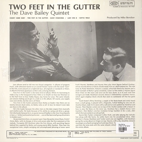 Dave Bailey - 2 Feet In The Gutter