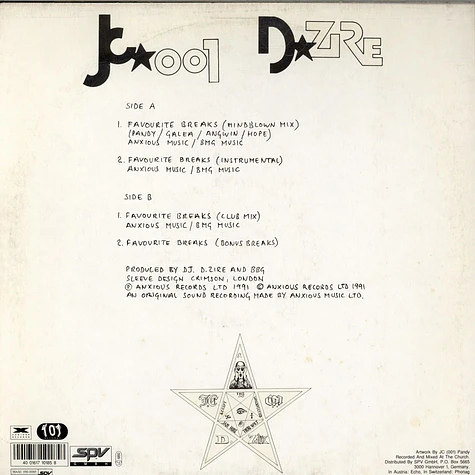 JC-001 & DJ D-Zire - Favourite Breaks