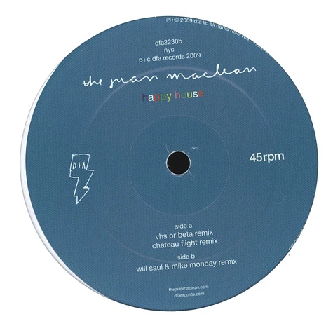 Juan MacLean - Happy House Remixes 2