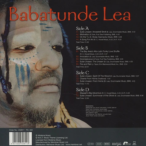 Babatunde Lea - Suite Unseen: Summoner Of The Ghost