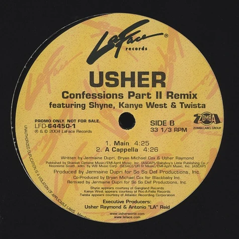 Usher - Confessions part II remix feat. Shyne, Kanye West & Twista