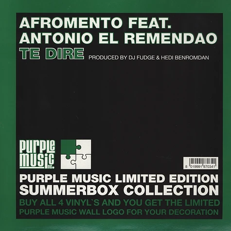 Afromento - Te Dire feat. Antonio El Remendao