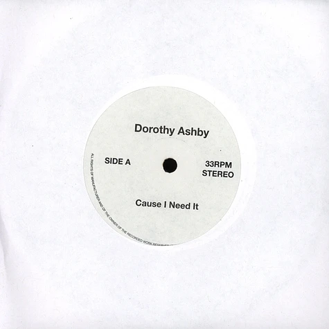 Dorothy Ashby / Cal Tjader - Cause I Need It / Morning