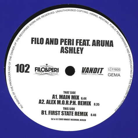 Filo & Peri - Ashley EP
