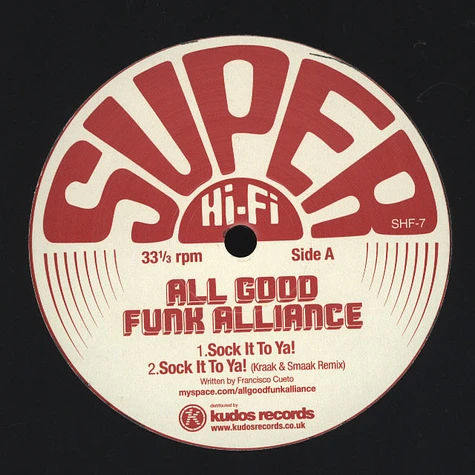 All Good Funk Alliance - Sock It To Ya?