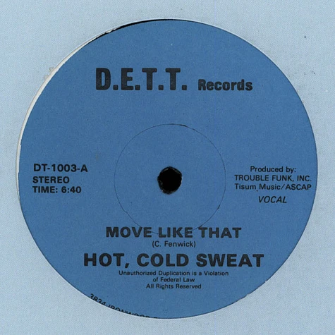 Hot Cold Sweat - Hot, Cold Sweat