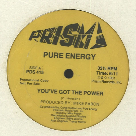 Pure Energy - You've got the power