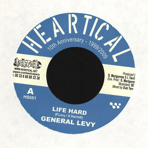 General Levy / Nasque Dub Foundation - Life Hard / Midnight Organ