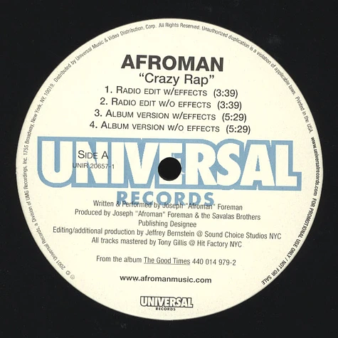 Afroman - Crazy rap