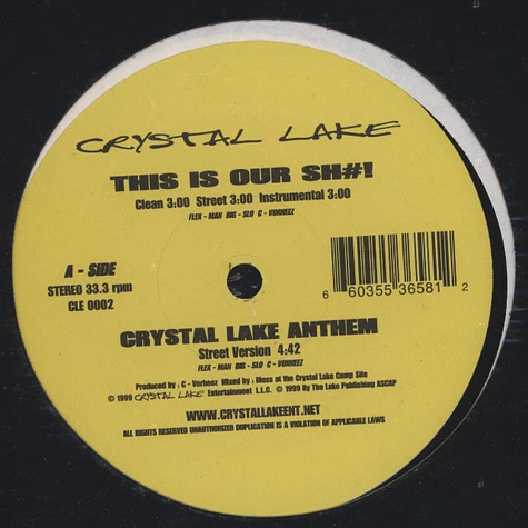 Crystal Lake - This Is Our Sh#!