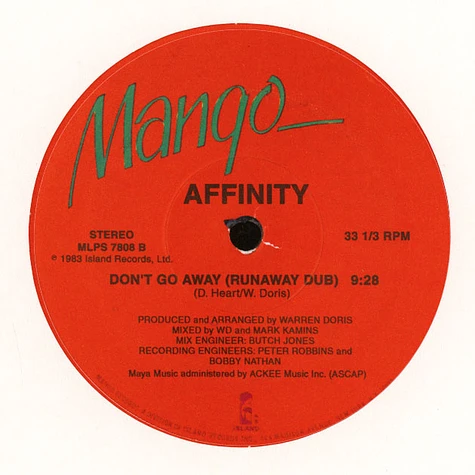Affinity - Dont Go Away