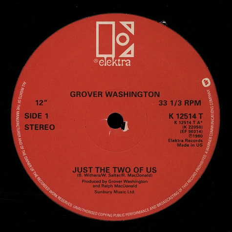 Grover Washington / Donald Byrd - Just The Two Of Us / Love Has Come Around