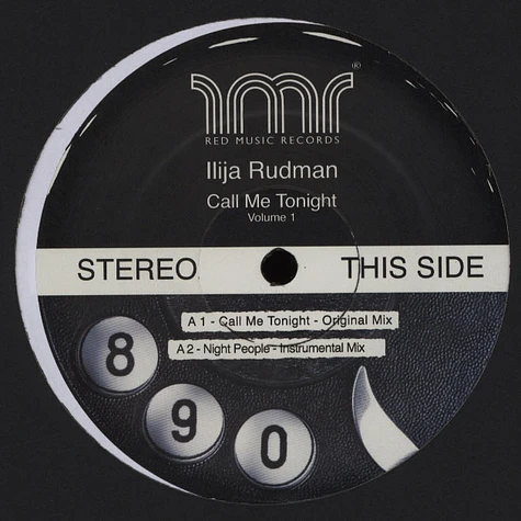 Ilija Rudman - Call Me Tonight Volume 1